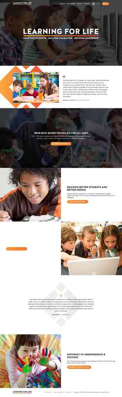Скриншот www.learningforlife.org