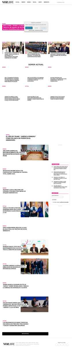 Captură de ecran vozlibre.com