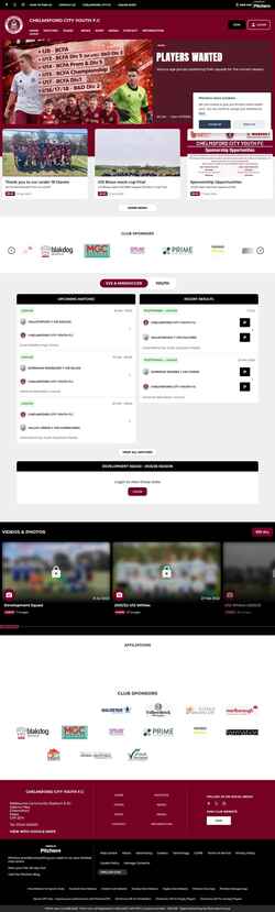Screenshot www.ccyfc.com