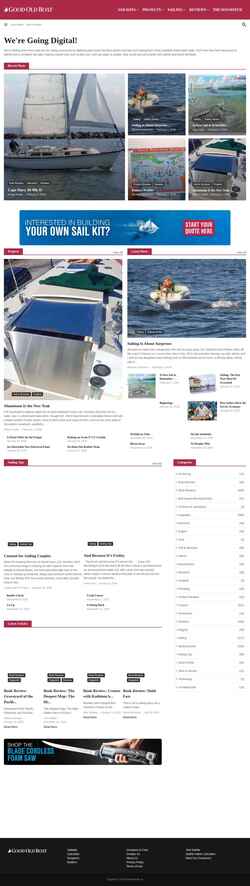 Snimka zaslona goodoldboat.com