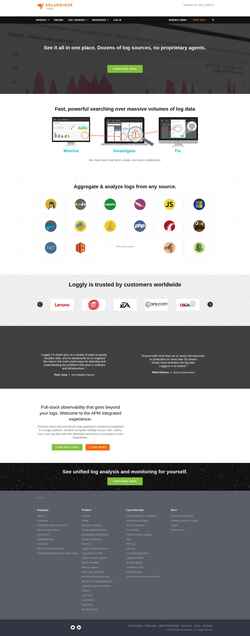 Ekran görüntüsü www.loggly.com