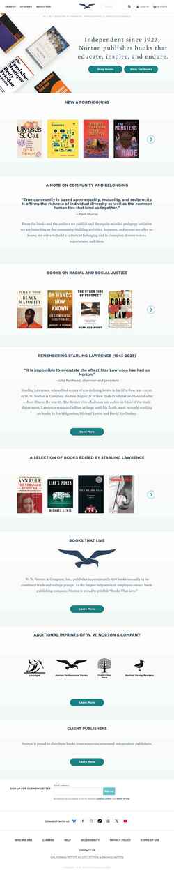Screenshot wwnorton.com