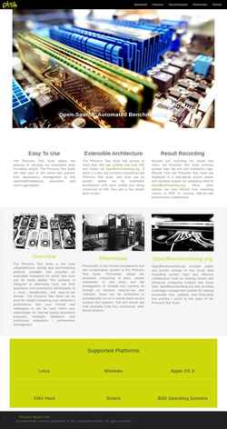 Captura de pantalla phoronix-test-suite.com