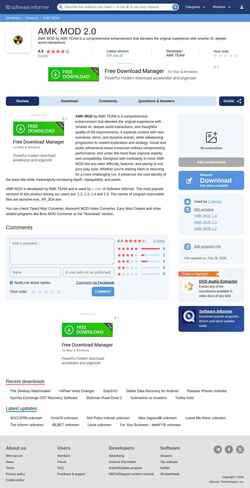 Posnetek zaslona amk-mod.software.informer.com