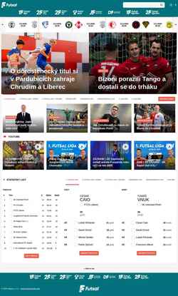 Screenshot futsalliga.cz