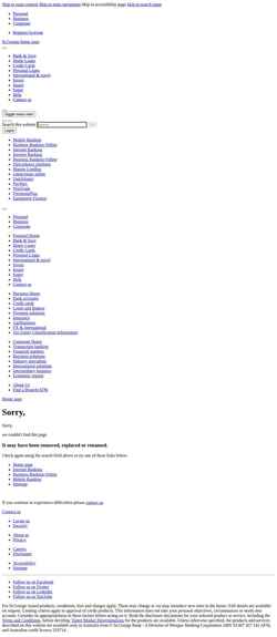 Captură de ecran www.stgeorge.com.au