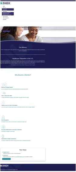 Screenshot dhehalliance.org