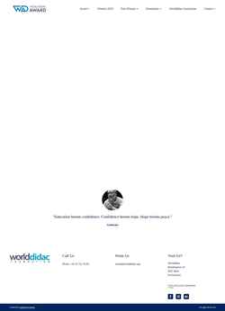 Screenshot worlddidacaward.org