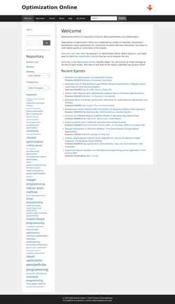 Ekran görüntüsü optimization-online.org