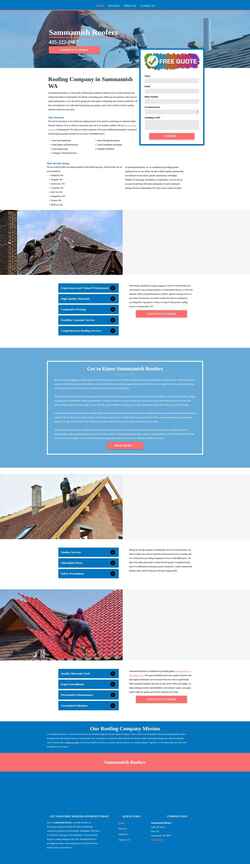 Screenshot sammamishroofers.com