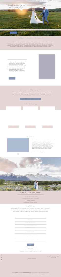 Screenshot jamyechrisman.com