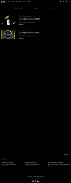 Captură de ecran blog.cara.app