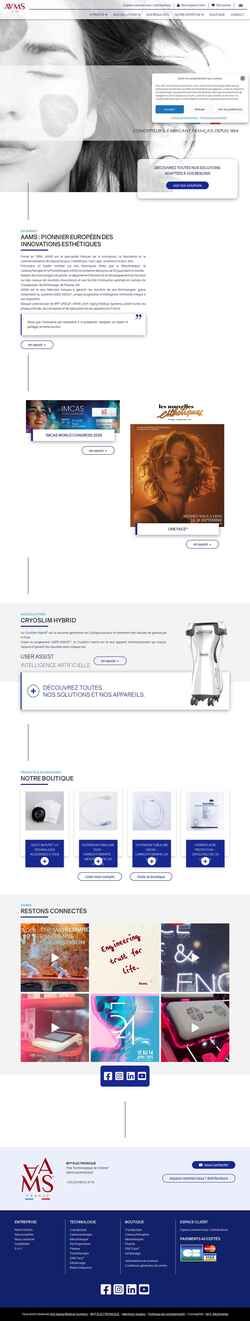 Screenshot aamsworld.com