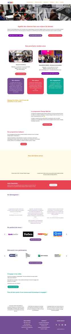 Screenshot startupforkids.fr