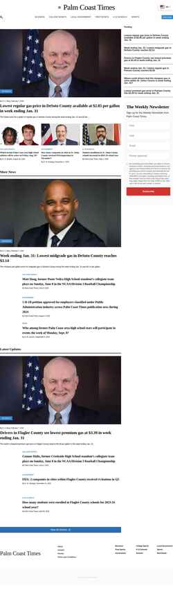 Screenshot palmcoasttimes.com