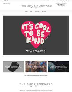 Captura de pantalla www.theshopforward.com