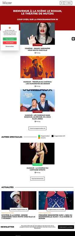 Screenshot www.lascene-mutzig.fr