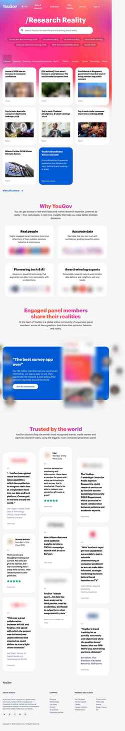 Capture d'écran yougov.com