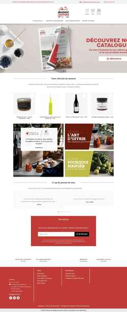 Screenshot avenir-gourmand.com