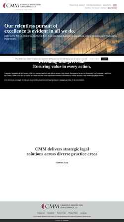 Screenshot cmmllp.com