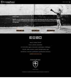 Ekraanipilt www.strongfirst.com