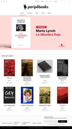 Zrzut ekranu www.paripebooks.com