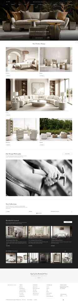 Képernyőkép www.bernhardt.com
