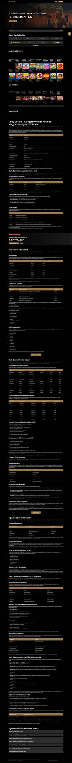 Screenshot dollycasinohu.net