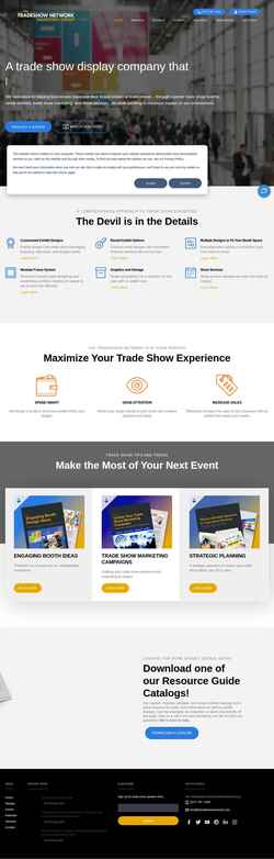 Schermata www.thetradeshownetwork.com