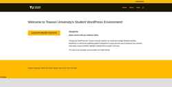 Screenshot wpstudents.towson.edu