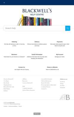 Скриншот blackwells.zendesk.com