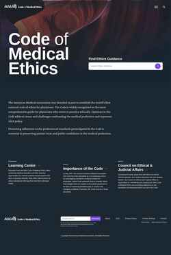 Screenshot code-medical-ethics.ama-assn.org