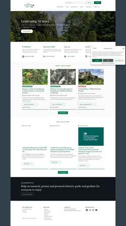 Ekraanipilt thegardenstrust.org