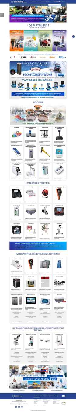 Captura de tela geneq.com