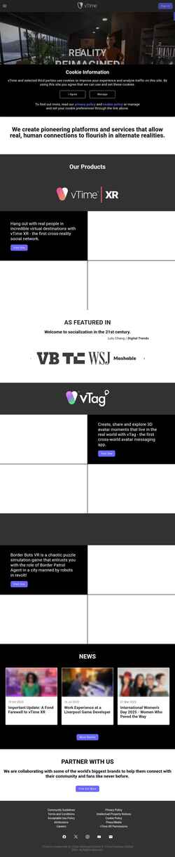 Screenshot vtime.net