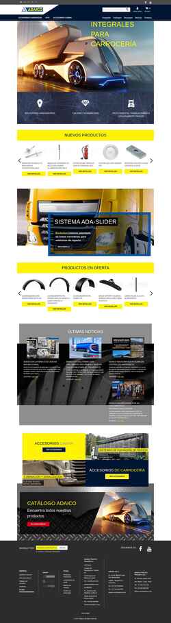 Screenshot www.adaico.com