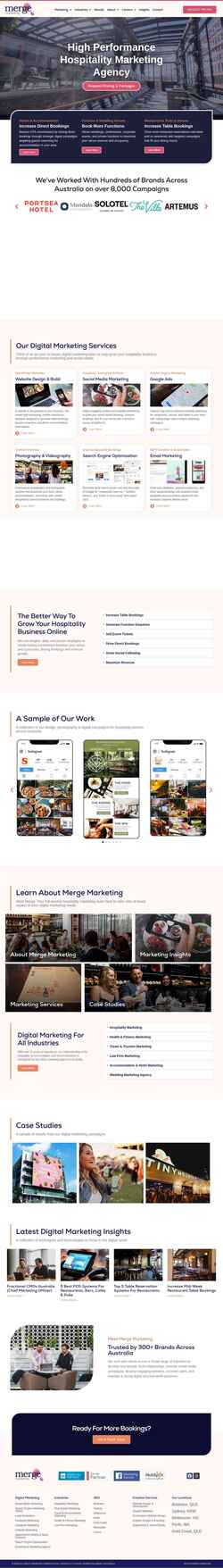 Screenshot www.merge.com.au