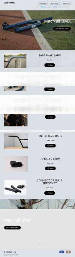 Screenshot macneilbmx.com