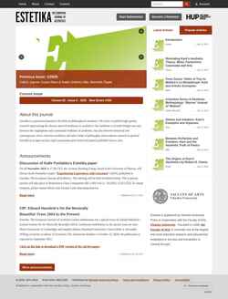 Captura de tela estetikajournal.org