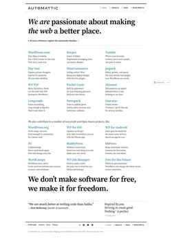 スクリーンショット automattic.com