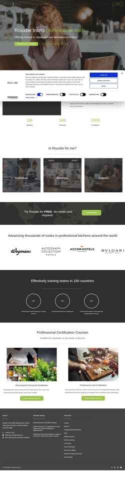 Screenshot rouxbe.com