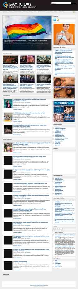 Schermata gaytoday.com