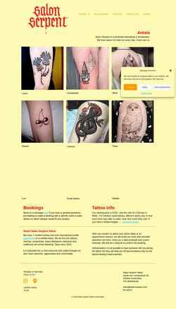 Skärmdump salonserpent.com