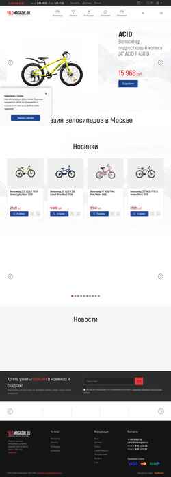 Скриншот velomagazin.ru