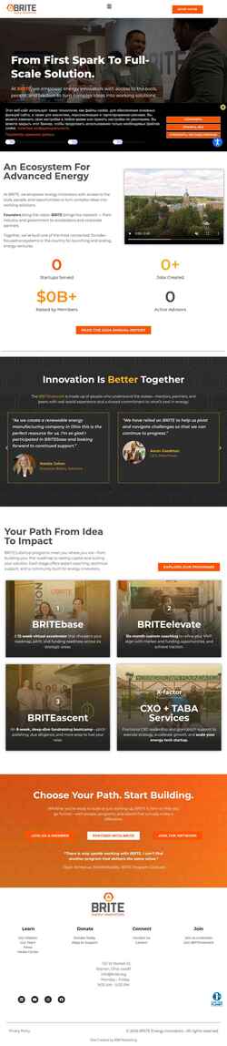 Screenshot brite.org