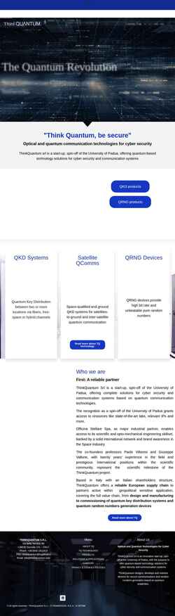 Screenshot www.thinkquantum.com
