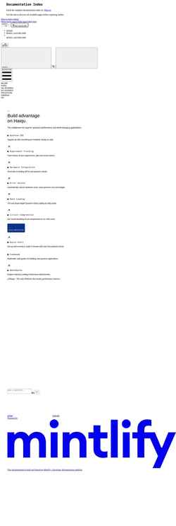 Screenshot docs.haiqu.ai
