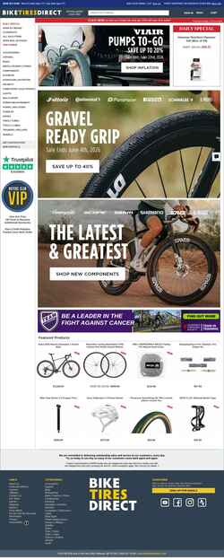 Captura de pantalla www.biketiresdirect.com
