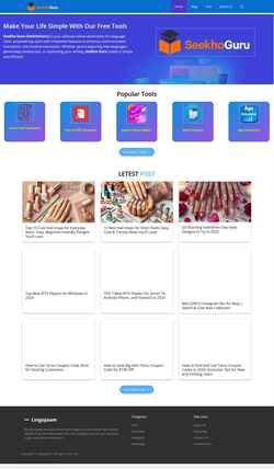 Screenshot seekhoguru.com