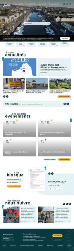 Screenshot www.redon.fr